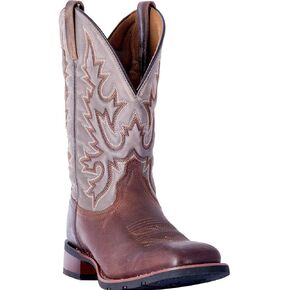 Laredo Mens Montana Square Square Toe سحب على أحذية غير رسمية العجل الوسطى - بني