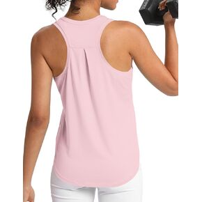 Women's Workout Tank Tops Woman Sleeveless Loose Fit Gym Tops Athletic Shirts Racerback Quick Dry UPF 50+