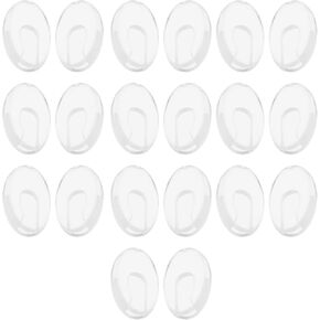 ECSING 10 أزواج إدراج منصات الأنف منصات الأنف بديلة استبدال الجزء الخلفي من السيليكون nosepads متوافقة