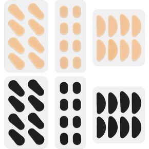 96 Pairs Eyeglass Nose Pads Soft Silicone Adhesive Air Chamber Glasses Nose Pads Replacement Comfortable Anti Slip Nose Grips for Full Frame Sunglasses Eyeglasses Reading Glasses
