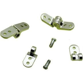 Eyeglass Hinge Replacement 4.0mm 2+1 Plastic Frames, Sunglasses, Wooden Frames, Glass Repair Kits Eyeglass Repairing Replacement Hinges Screws and Screwdriver