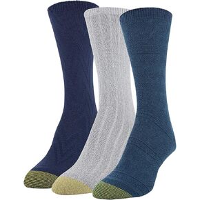 Goldtoe Womens Ultra Soft Fectored Crew Socks