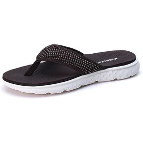 MGGMOKAY Men's Flip Flops Comfort Thong Sandals Outdoor Sports Sandals for Summer Beach
