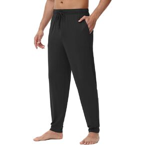 WiWi Men' s Pajama Pants Sports Bottoms Sleep Pant with Pockets-Viscose from Bamboo S-XXL