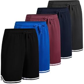 Men's Basketball Shorts Running Athletic Workout Shorts Breathab Gym Shorts Quick Dry