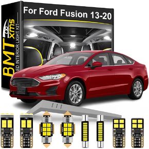 LED Interior Light Kit Replacement for FORD Fusion 2013 2014 2015 2016 2017 2018 2019 2020, Super Bright 6000K White