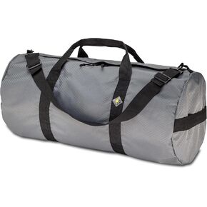 North Star Sports Large Duffle Bags for Travel or as Heavy Duty Gym Bag | Foldable and Weatherproof Tactical Gear Bags for equipment, or as Carry on Travel Duffel Bags (14 x 30", Steel Gray)