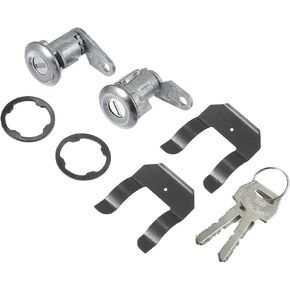 ACROPIX 1 Set DL15500 Car Door Lock Cylinder W/Keys for Ford F100, F150, F250, F350 1965-1979 Car Parts