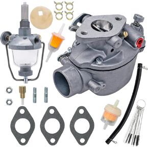 8N9510C 8N9510C-HD Carburetor Fit For Ford Tractor 2N 8N 9N 1939-1952 TSX33 TSX241A TSX241B TSX241C Replace 9N9510A B3NN9510A Carb with 2NAA9155B Fuel Sediment Bowl