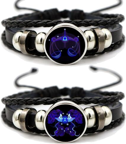 Zodiac Couples Bracelets Best Friend Bracelet Astrological Signs Matching Bracelets for Couples Bff bracelets Jewelry in Saudi Arabia