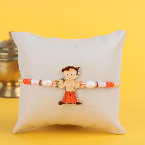 Rakhi for Small Brother Cartoon Wooden Rakhi/Superhero Rakhi for Small Bhai Bro Rakhi Thread in Kuwait