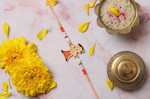 Rakhi for Small Brother Cartoon Wooden Rakhi/Superhero Rakhi for Small Bhai Bro Rakhi Thread in Kuwait