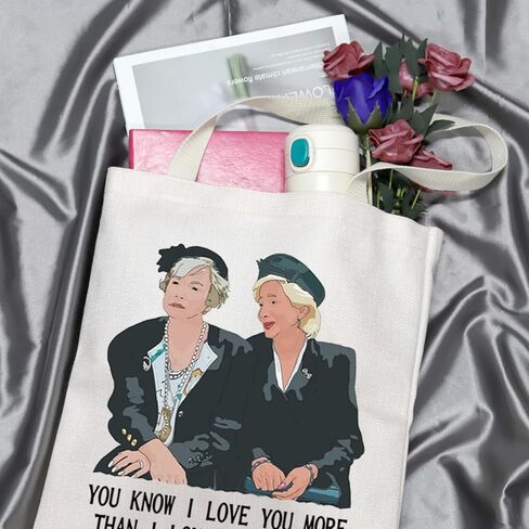 GJTIM 80s Movie Inspired Gift You Know I Love You More Than My Luggage Tote Bag For Magnolias Movie Fans in Saudi Arabia
