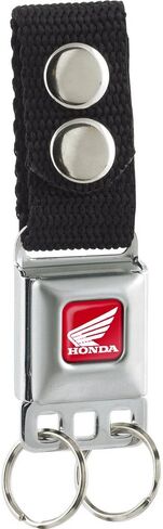 Buckle-Down Keychain, Seatbelt Buckle Keychain, Black in Saudi Arabia