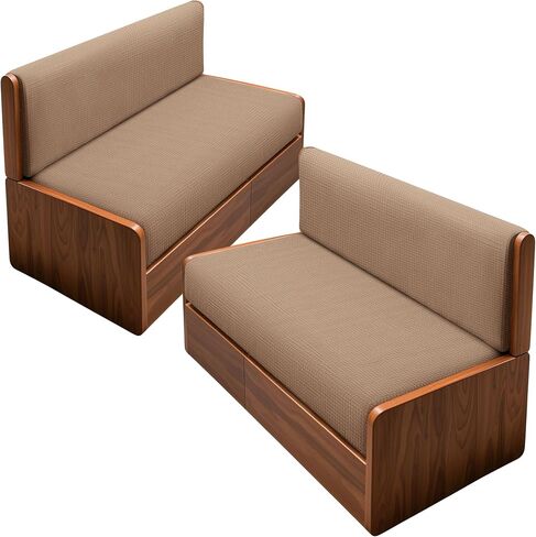 أغطية وسادة حشيش RV ، أغطية وسادة العربة ، واقي أثاث أريكة Loveseat لأريكة محفوظة لمقعد Camper Car (غطاء مسند الظهر وغطاء مقاعد البدلاء ، بيج) in Kuwait