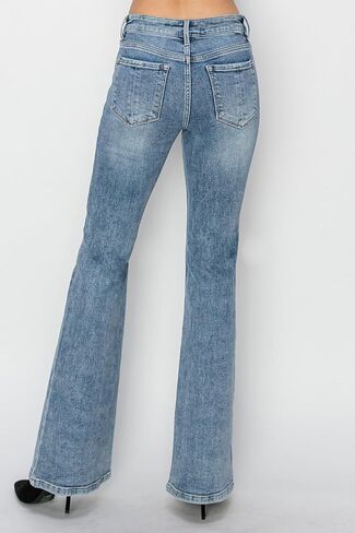 Risen Women's Mid Rise Bootcut Jeans in Saudi Arabia