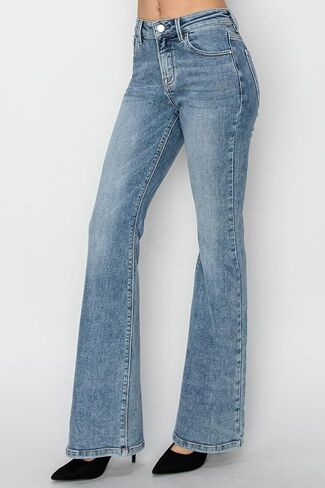 Risen Women's Mid Rise Bootcut Jeans in Saudi Arabia