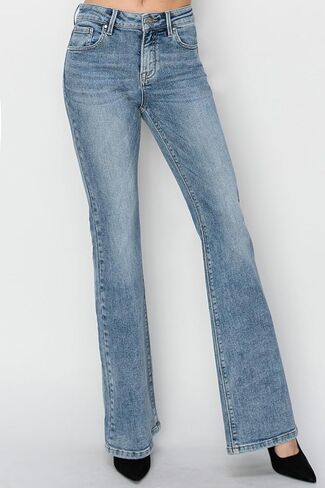 Risen Women's Mid Rise Bootcut Jeans in Saudi Arabia