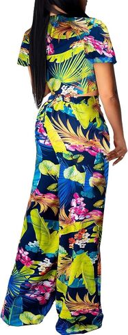 Women Sexy Swimsuit And Cover Up Set Wide Leg Jumpsuit Spaghetti Strap Top Long Pants Summer Beach Sets in Kuwait