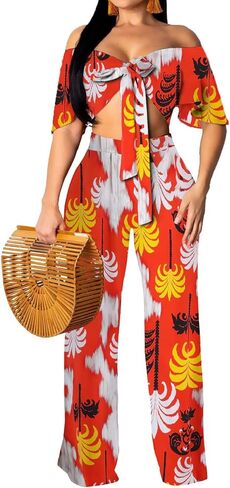 Women Sexy Swimsuit And Cover Up Set Wide Leg Jumpsuit Spaghetti Strap Top Long Pants Summer Beach Sets in Kuwait