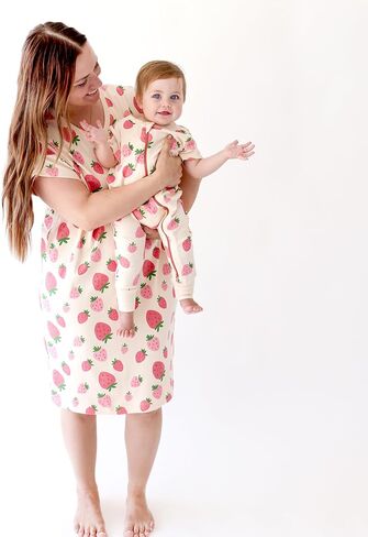 PARADE Organic Signature Print '2-Way' Zip Romper Short Sleeve in Saudi Arabia