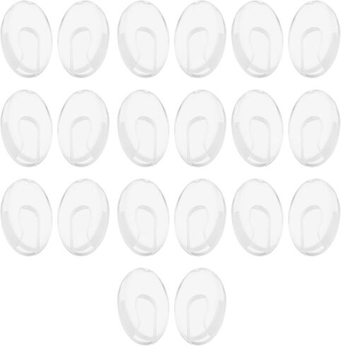 ECSiNG 10 Pairs Insert Nose Pads Glasses Nose Pads Replacement Part Silicone Eyeglass Nosepads Compatible with Silhouette Rimless Glasses Eyewear in Kuwait