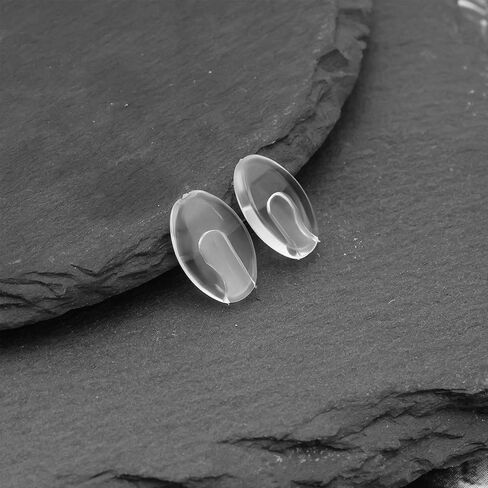 ECSiNG 10 Pairs Insert Nose Pads Glasses Nose Pads Replacement Part Silicone Eyeglass Nosepads Compatible with Silhouette Rimless Glasses Eyewear in Kuwait