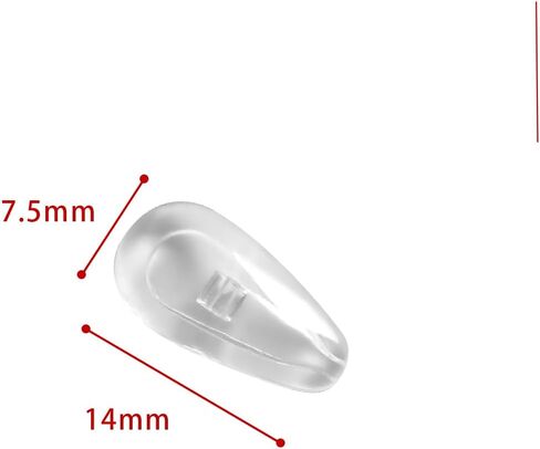 3 Pairs/5 Pairs of Nose Pads Replacement for Oakley and Tom Ford Sunglasses with Screws Screwdriver Set 14 * 7.5mm (3 Pair) in Kuwait