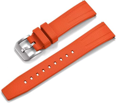 FKM Rubber Watch Bands Quick Release Fluororubber Strap 20mm 22mm Premium Soft Durable Breathable Sporty FKM Rubber Watch Strap Replacement Band for Men Women in Kuwait
