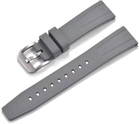 FKM Rubber Watch Bands Quick Release Fluororubber Strap 20mm 22mm Premium Soft Durable Breathable Sporty FKM Rubber Watch Strap Replacement Band for Men Women in Kuwait