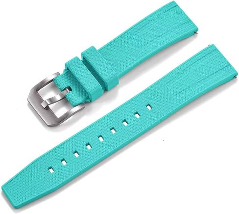 FKM Rubber Watch Bands Quick Release Fluororubber Strap 20mm 22mm Premium Soft Durable Breathable Sporty FKM Rubber Watch Strap Replacement Band for Men Women in Kuwait