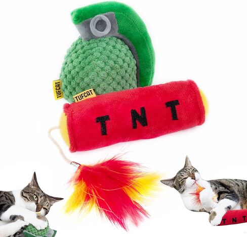 Cigar Fun Cat Toys with Catnip, Soft Fun Cat Kicker Toys to Chase, Exercise, Swatting, Hunting, and Biting for Indoor Cats of All Breeds in Saudi Arabia