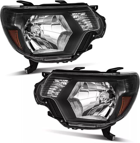 مجموعات المصابيح الأمامية متوافقة مع 2012 2013 2014 2015 Toyota Tacoma 12 13 14 15 Tacoma المصابيح الأمامية [DOT and SEA] [نوع الهالوجين] in Kuwait