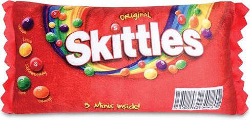 iscream Skittles Package 16" x 8.5" Pillow Set with Mini Skittles Candy Pillows in Kuwait