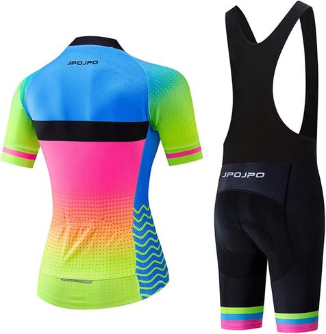 Hotlion Women's Cycling Jersey يضع ملابس ملابس صيفية للدراجة الباهتة على الطريق ملابس دراجة قصيرة من ملابس ركوب الدراجات in Kuwait