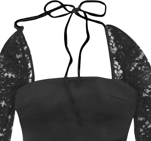 Women's Elegant Lace Sleeve Mini Dress A Line Short Dress Formal Elegant Evening Party Homecoming Prom Dresses Gowns in Kuwait