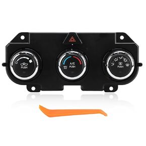 AC Heater Climate Control Unit Heat Defrost Fit for 2013-2018 RAM 1500 2500 3500 Air Conditioning Temperature Controls Panel Module Replace# 68105021AC 68105021AF 68226600AA 68105021AE 68236775AB...