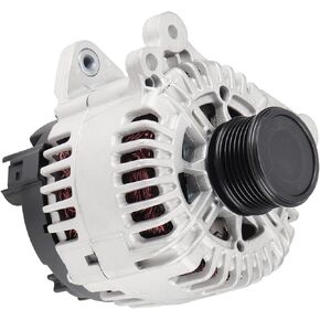 Automotive NEW Alternator Fit for Volkswagen Beetle 1.8L 1.9L 2.0L, for Golf 1999-2006, Fit for Jetta 1999-2005, Fit for Audi TT 1.8L 2000-2006,Fit for TT Quattro 2000-2006