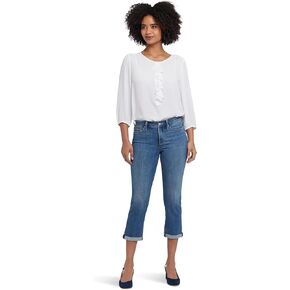 NYDJ Women's Chloe Skinny Capri Jeans in Costa Brava