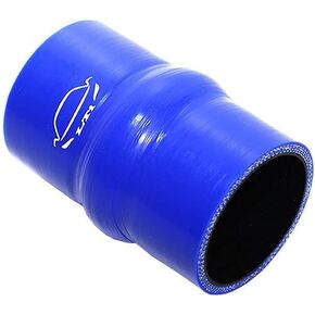 LTI Universal (51mm) 2" ID Straight Hump Coupler Silicone Hose 4-Ply Reinforced High Performance 102mm Length (2" Blue)
