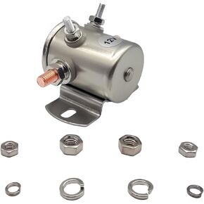 250A Continuous Duty 12V Solenoid Relay 4 Terminal Compatible with EZGO Marathon 1979-1994 & Cushman Gas Golf Cart 3635820 16542G1 16542-G1 889673 70-111224 70-111224 1114218
