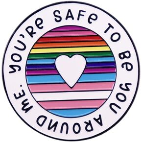 دبابيس مينا قوس قزح لمحبي الكتب LGBT Pride Lapel Pin Pin Pins for Backpacks Stacks Hat