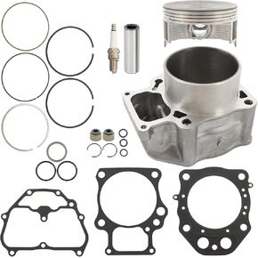 GXYWADY Engine Cylinder Piston Top End Repair Kit Replacement for Honda Foreman 500 TRX520 2020-2024, Foreman 500 2021-2023, Pioneer 520 SXS520 2021-2022