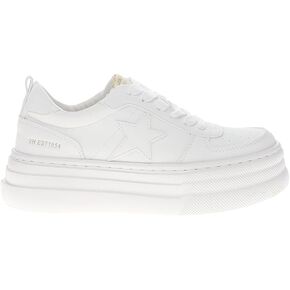 Vintage Havana Womens Hunter Platform Lace Up Sneakers Shoes Casual - White