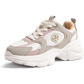 Women's Chunky Platform Sneakers Retro Dad Shoes with Recyclable Material Insole Anti-Slip Rubber Sole & Lightweight Cushion for Casual, Streetwear & Daily Outfits
