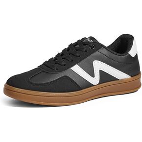 Women's Classic Retro Fashion Sneakers with Gum Sole Trendy Low Top Casual Shoes for Daily Wear, Walking & Outfits in Kuwait