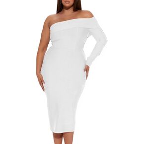 Lightlykiss Women's Bodycon Wedding Guest Dress Issal Cocktail Party Dresses