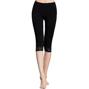 Liang Rou Capri Leggings for Women Knee Lene Lene Ultra-Shin Buants