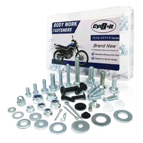 330PCS Body Work Bolt Kit Fit for TT-R110E TT-R125 TT-R50E TT-R230 TT-R250 TT-R225 TT-R90 XT600 TW200 XT250 XT125 XT225 TW125 TT-R600 Motorcycle Body Engine Fender Fasteners Bolts Set