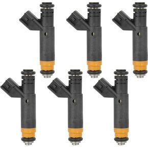 6pcs Fuel Injectors Replacement for 1999 2000 Ford Mustang 3.8L V6 FJ441 XR3Z9F593AB YR3Z9F593AB YR3Z9F593BA 99 00